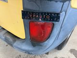 a close up of a sticker on the back of a car