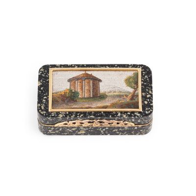 an image of a small box with a painting on it
