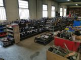 a large room full of tools in a building