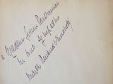 a handwritten poem on a piece of paper