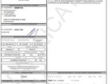 a document with a barcode and a barcode on it