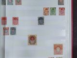 a book with stamps on the pages of it