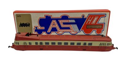 a toy train that is sitting on top of a box