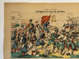 an image of a drawing of a group of men holding flags