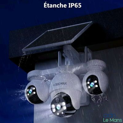 three cameras that are attached to the side of a building