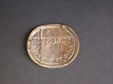 a coin that is sitting on a table