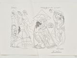 an image of a drawing of a group of people on a street