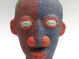an image of a sculpture of a man ' s head