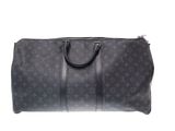 louis vuitton keepall bag in black monograme