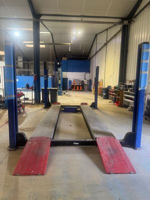 an image of a garage with a lot of equipment