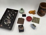 a lot of items that are sitting on a table