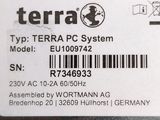 a close up of a label on the back of a computer