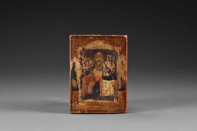 Petite icône du Christ Pantocrator.