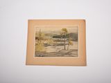 a picture of a painting on the wall of a room