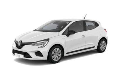 a white car on a white background