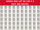 vente de lot de 100 x 2 soit 200 unites