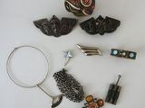 a lot of different items that are laying out on the table