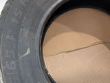 a close up of a tire with a hole in the middle of it