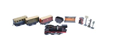 JEP "O" - Ensemble de JOUET TRAIN mécanique comprenant :