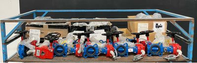 a lot of different types of valves in a box
