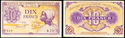 deux billets de banque différents sur lesquels figure l'image d'une femme