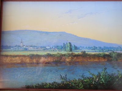 une image d'un tableau sur le mur d'une maison