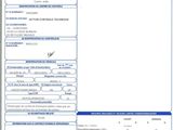 a car bill with a barcode on it and a barcode on the back of it