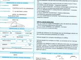 un gros plan d'un document portant un code-barres