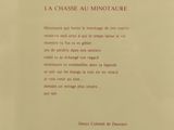 la quatrième de couverture d'un livre sur laquelle figure un poème