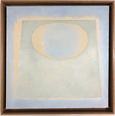 an image of a painting with a circle in the middle of it