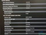 a lot of different types of memory on the display