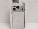 an apple iphone is in a box with a barcode on it