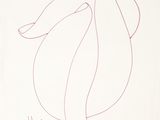 un dessin représentant deux bananes sur une feuille de papier