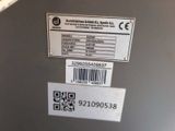 the label on the back of a refrigerator shows the price of the refrigerator