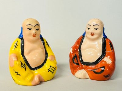Charles SERPAULT - LIMOGES. Deux putaï. Salière et poivrière…