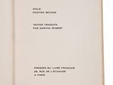 un livre ouvert avec un titre en noir et blanc