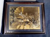 a picture of a picture of a horse drawn carriage