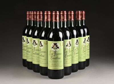 12 B LA ROSE PAUILLAC (T.L.B.+ ou mieux) Pauillac 1995