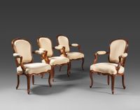 Mobilier de salon composé de quatre fauteuils et huit chaise… (photo 4)