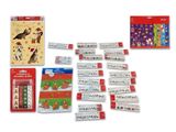 Il y a plein d'autocollants et de feutres de Noël dans le colis.