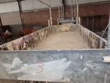 a large metal structure with a lot of paint on it