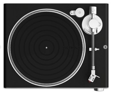 a turntable with a record player on it and a white background
