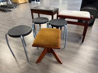 Ensemble de six banquettes et tabourets (photo 2)