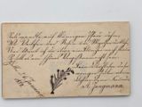 a piece of paper with writing on it and a picture of a flower