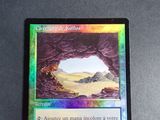 a picture of a card with a picture of a cave