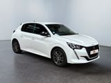 a white car is parked in a white room with a black floor