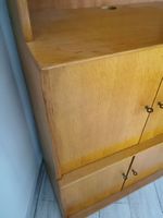 Armoire-bibliothèque en placage de chêne vernis formée de ci… (photo 3)