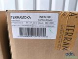 a close up of a cardboard box with a label on it