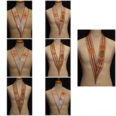 6 petits cordons de : Independent Order of Rechabites Salfor…