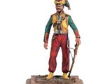 statue of a man in a uniform with a sword and a hat